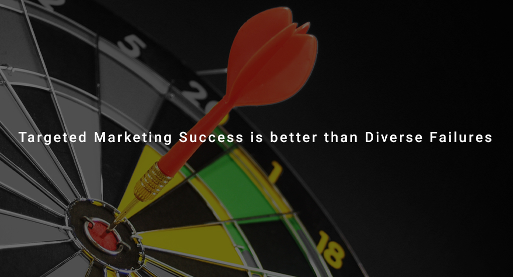 Targeted marketing success is better than diverse failures
