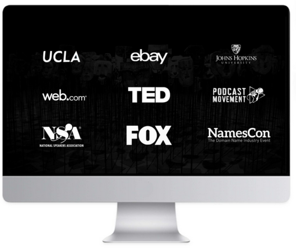 imac displaying popular brands