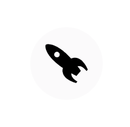Newsletter Signup Rocket Icon