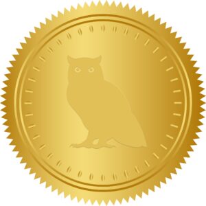 Gold Owl Certification Seal