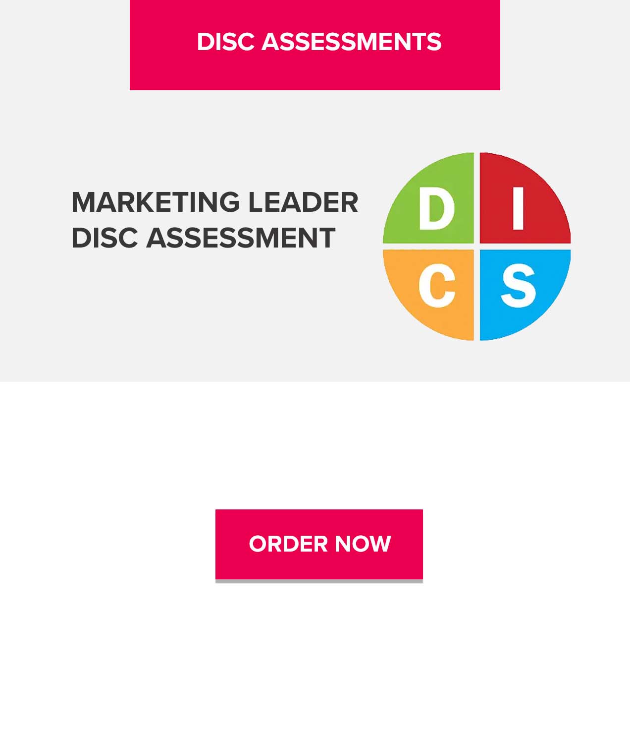 DiSC Assessment for Marketing Leaders