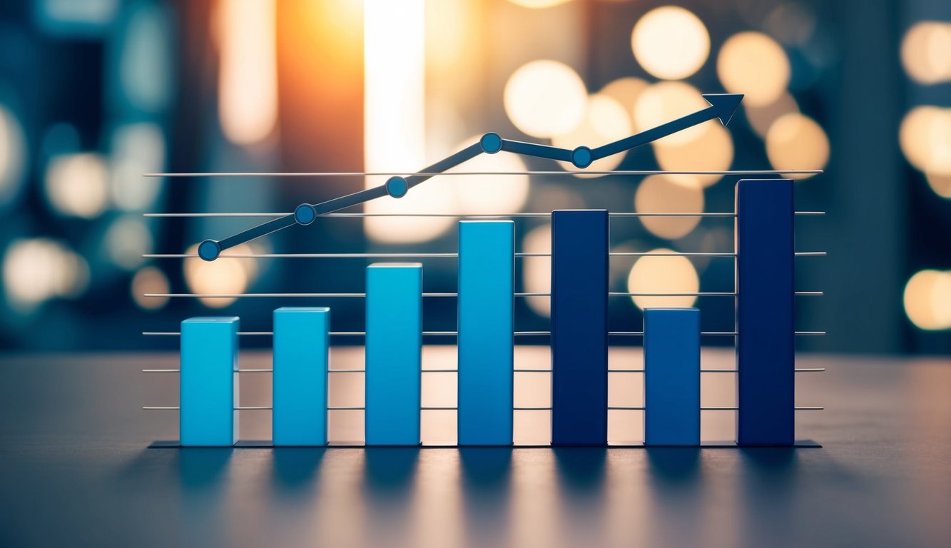 A graph comparing product marketing performance metrics against competitors' benchmarks